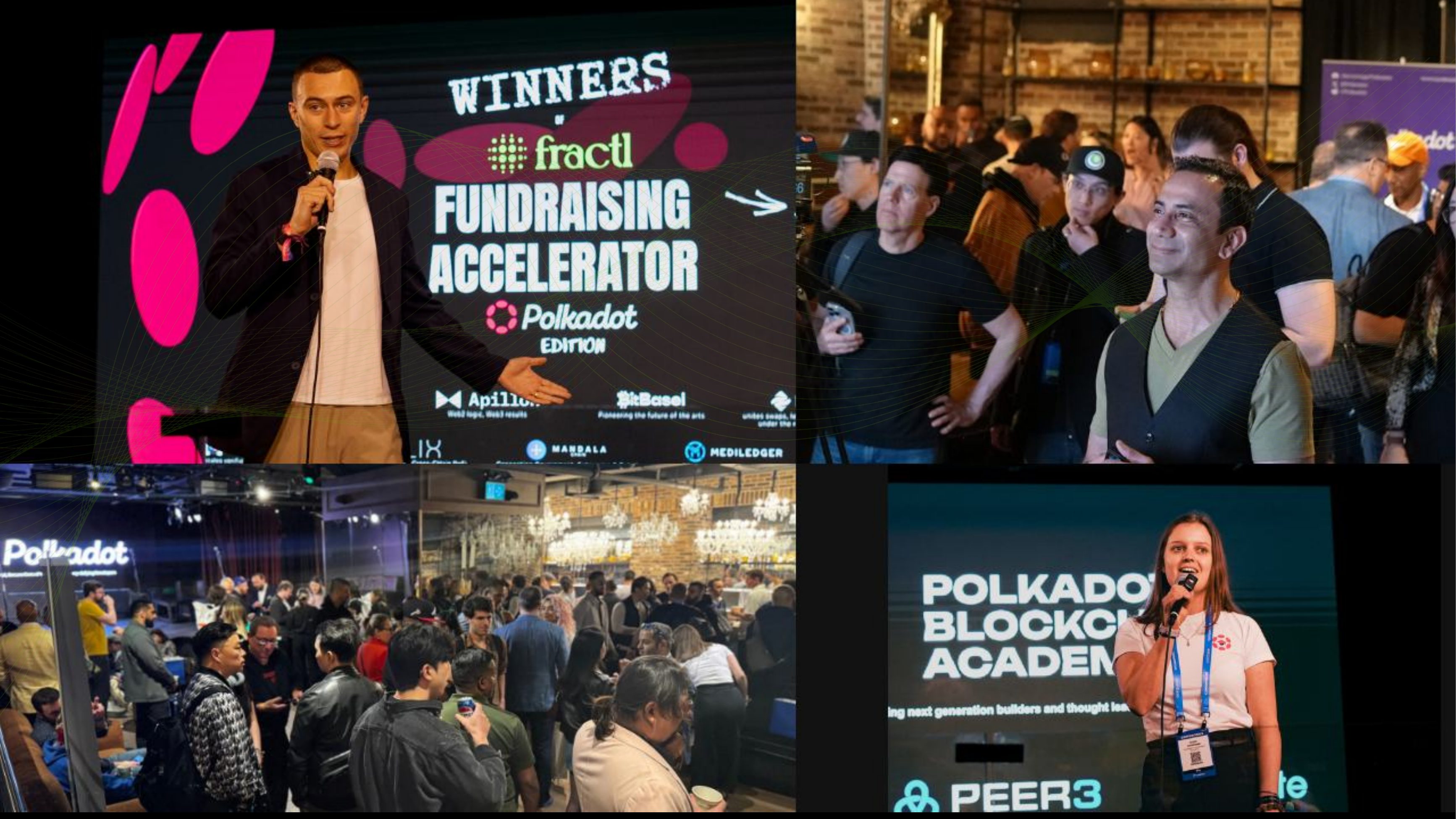 Scenes from the fractl × Polkadot Fundraising Accelerator